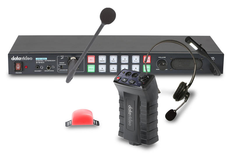 ［環球影視］datavideo ITC-300 數位式 導播通話系統 RJ-45 網路傳輸 Cat.6 8路