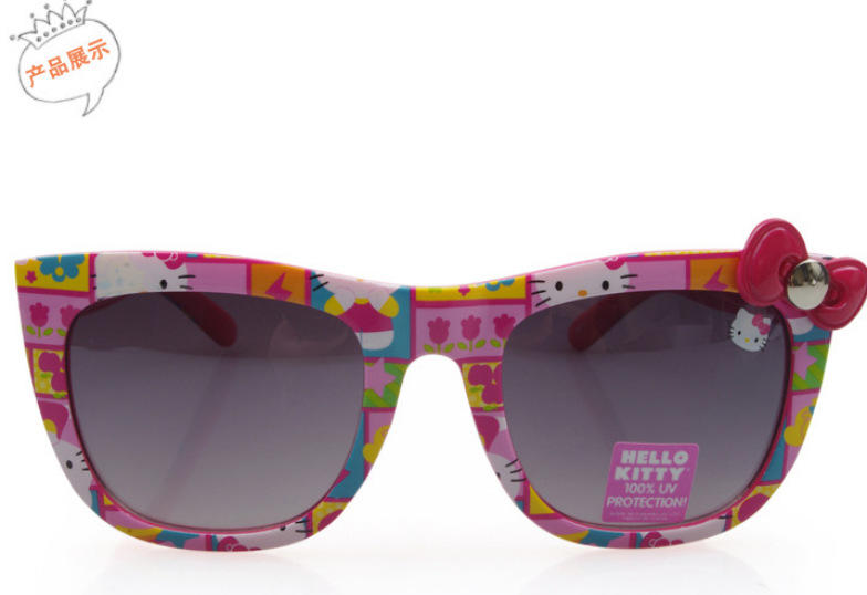 kitty 兒童眼鏡 兒童太陽眼鏡 kitty眼鏡 墨鏡 買就送眼鏡盒鏡布(299元)