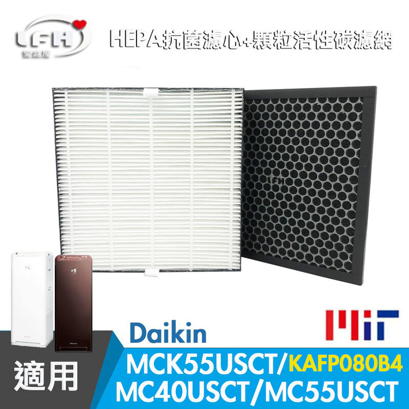 HEPA抗菌濾心 適用Daikin大金 閃流放電空氣清淨機MC40USCT MC55USCT MCK55USCT-W
