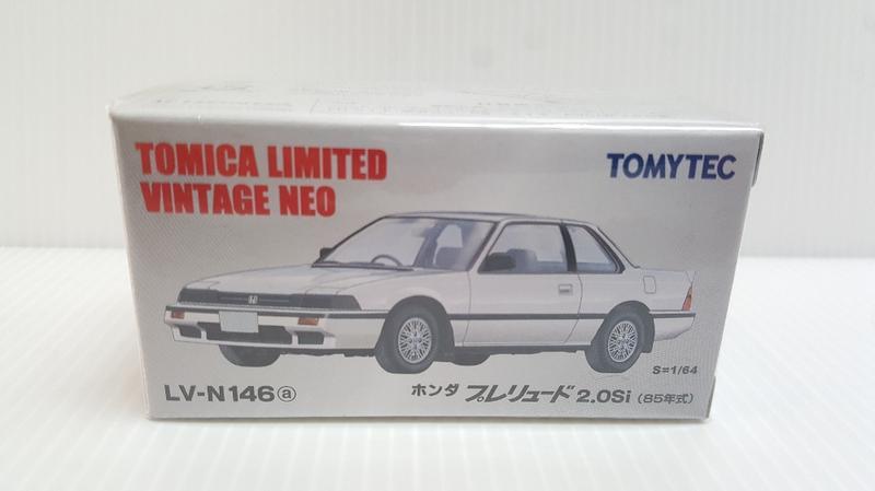 現貨一台 全新日本TOMICA TOMYTEC LV-N146a 1/64 本田 Prelude 2.0 Si 85年式