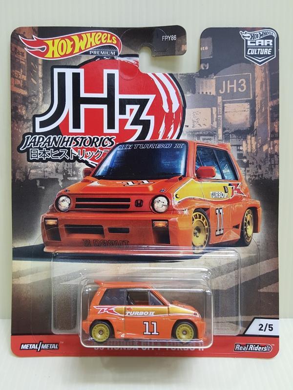 全新Hot wheels 風火輪 JH3 1/64 '85 HONDA CITY TURBO II  hotwheels