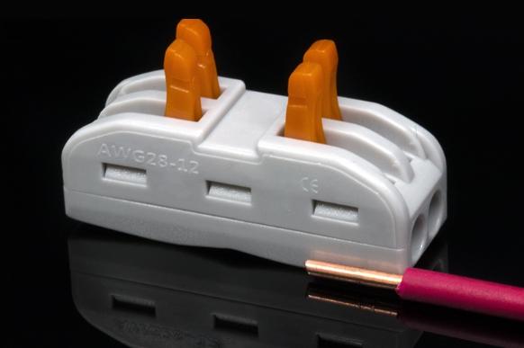 [BME機器人] 快速接線端子電線固定線卡子對接端子SPL-2分線器燈具接線夾  Arduino 學生專題