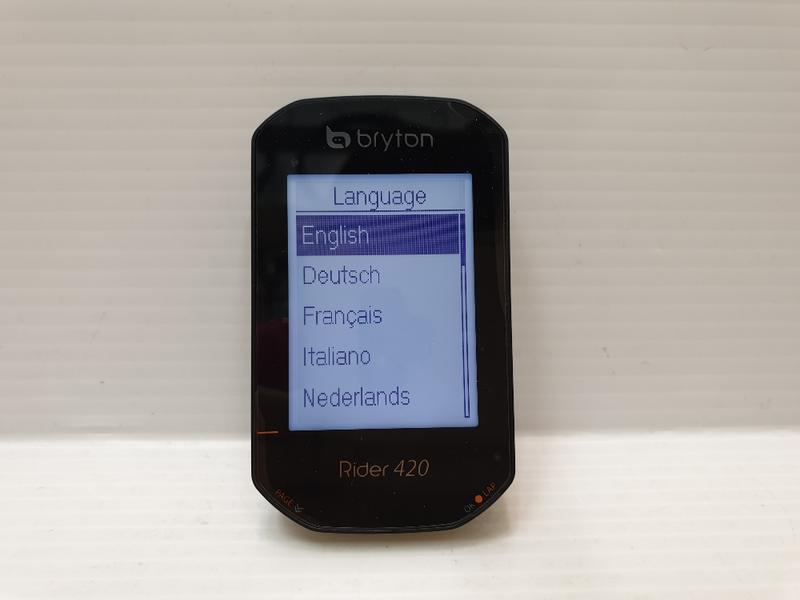 (現貨供應中)-Bryton Rider 420T  GPS全中文碼錶,會帶路的碼錶,亮度隨你調的碼表