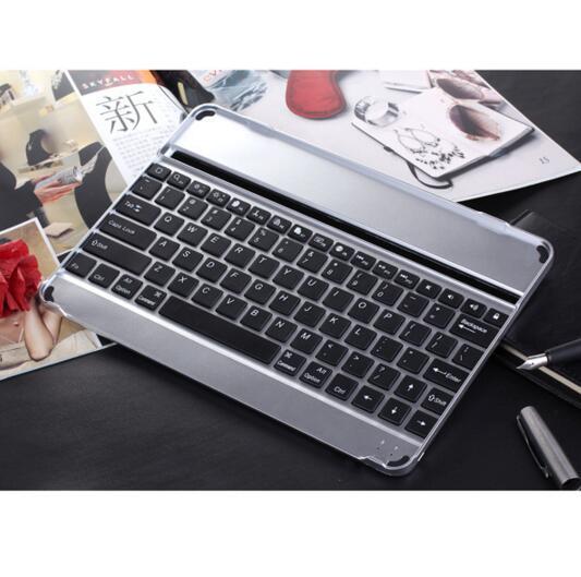 ipad air1 2通用鋁合金保護殼ipad5 6無線藍牙鍵盤 黑色銀白色14961