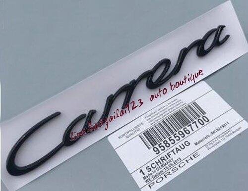 原廠Porsche保時捷Carrera字標Carrera4S改裝亮黑色字標尾箱標誌