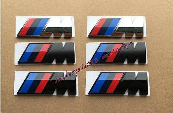 原廠BMW寶馬M側標尾標1系3系5系7系X1X3X4X5X6改裝亮黑色M車側標V12字標尾標