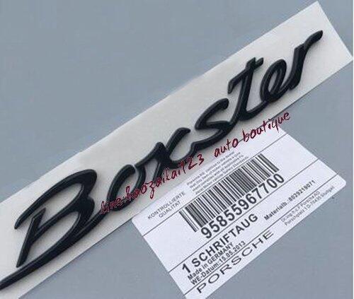 原廠Porsche保時捷Boxster字標Boxster turbo S亮黑色英文字標尾箱標誌