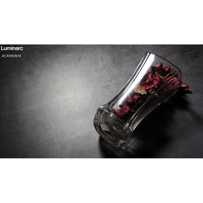 法國樂美雅Luminarc ACADEMIE花器 玻璃花瓶 17cm