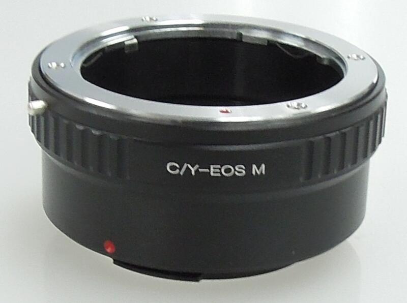康泰時 Contax Yashica CY C/Y鏡頭轉佳能Canon EOS M EF-M相機身轉接環 KIPON同功