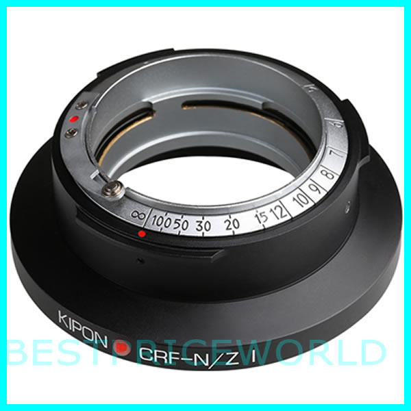 KIPON可調焦 Contax Rangefinder RF Nikon S旁軸相機鏡頭轉Nikon Z NZ機身轉接環