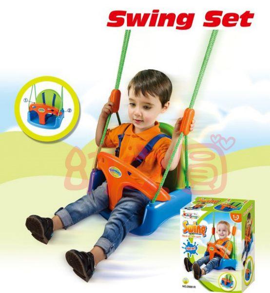 鞦韆兒童椅型安全鞦韆~盪鞦韆~安全護圍+加厚款~童心玩具2館