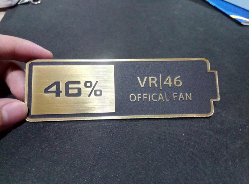 Valentino Rossi  46 VR46 VR-46 能量 貼紙 雷雕 卡貼