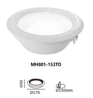 新莊好商量~MARCH LED 15W 崁燈 含稅 3000K-6500K 三段可調 15cm MH801-153TO