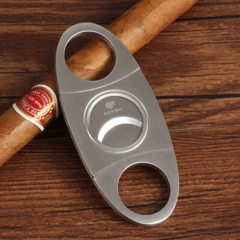 【現貨免運】雪茄剪 雪茄 COHIBA 雙面刃 不銹鋼 德國 雪茄盒 【Triple6】