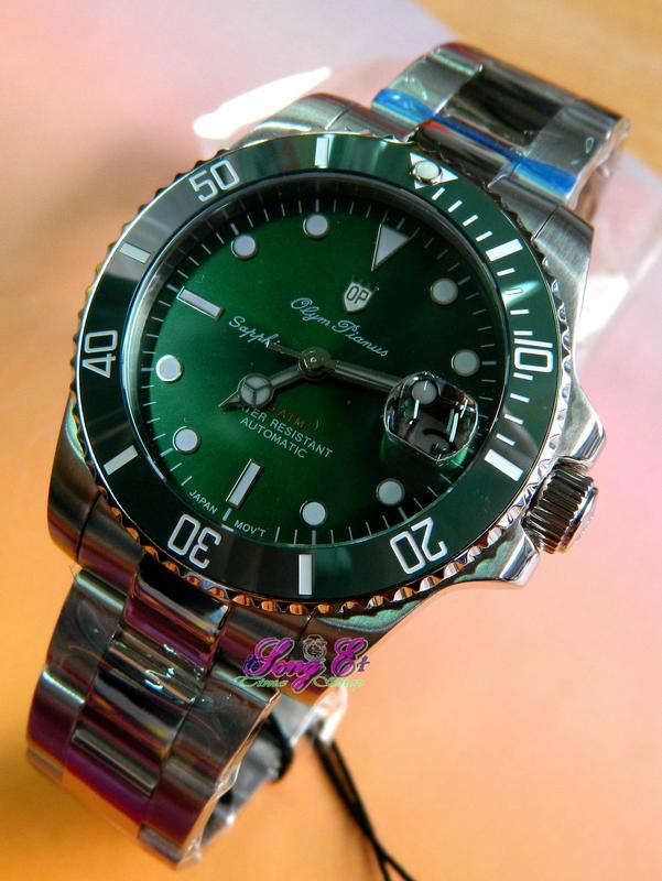  OP奧柏 899831.2AGS 高檔陶瓷錶框 品牌就是保證 綠水鬼 名牌自動機械機芯 超酷帥氣錶款