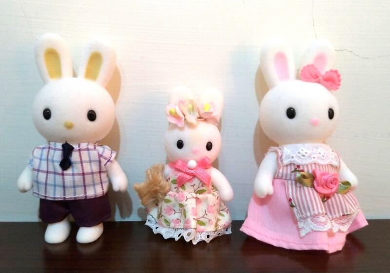 「一套三款」Konggi rabbit 兔寶家族 兔子 兔寶寶 家庭 公仔 玩偶 玩具 娃娃