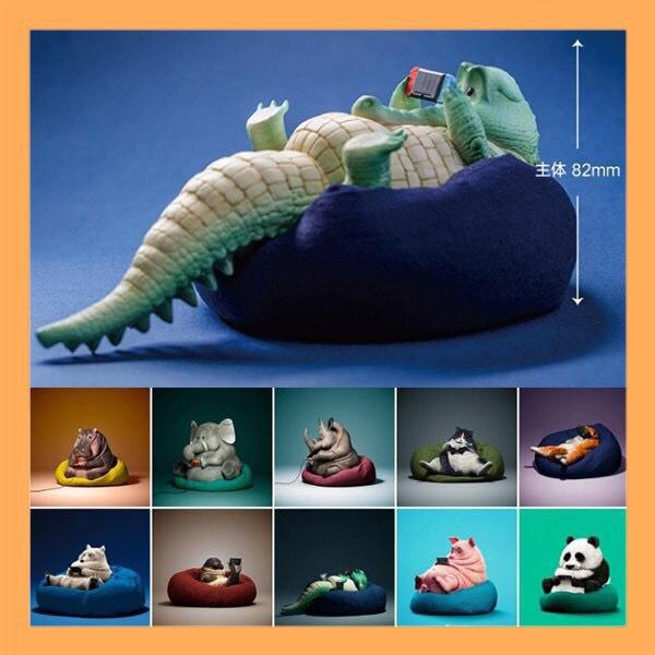 【米米玩具】現貨 懶骨頭動物 北京藝術家 guodong zhao 末那末匠  低頭族公仔 懶東西 全10種