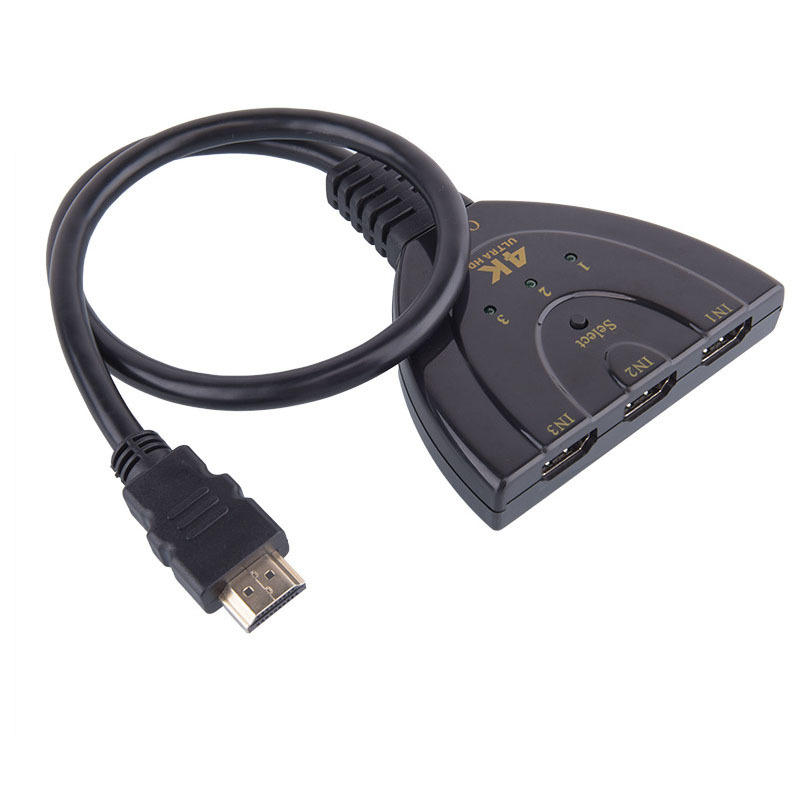 4K HDMI 三進一出 影音切換器 手動型 切換器  支援HDMI 1080P 4K 一分三 切換器
相容性能高