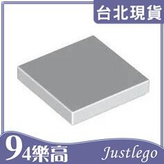 [94JustLEGO]F3068  306801樂高積木 Brick Tile 2x2 平滑板 白色 正方形