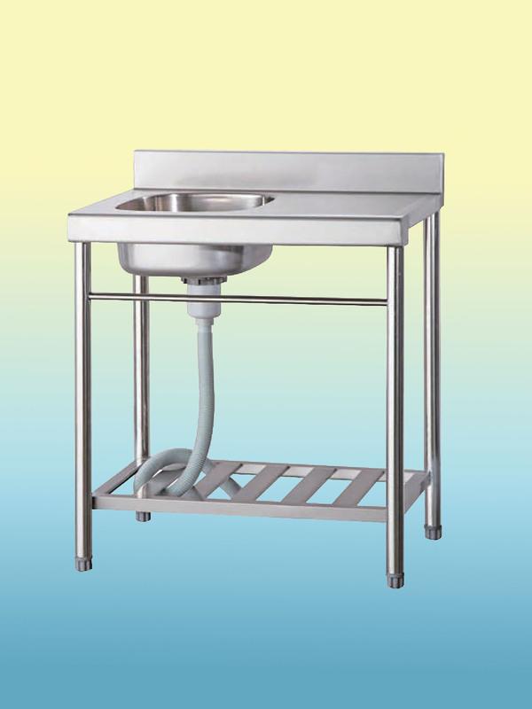 陽洗台 / W720xD560 / 左小池.右平台 / 水槽 / 水槽平台 / 洗碗槽 / 洗台 /不鏽鋼水槽