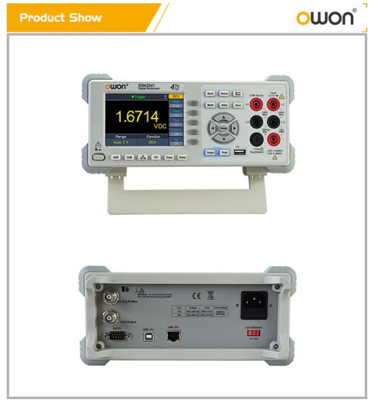 【澤群科技】OWON XDM3041 數位萬用錶 高精度數位電錶(展示機)