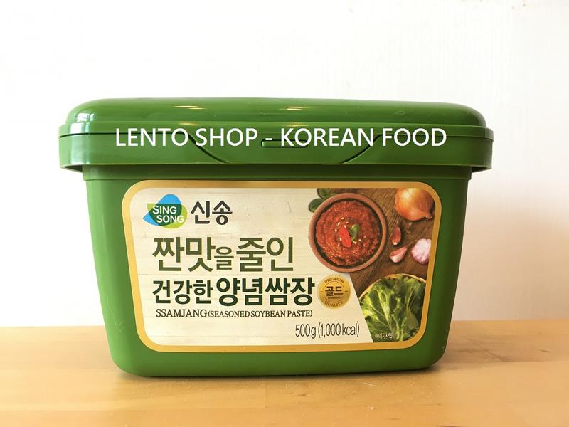 LENTO SHOP - 韓國 新松 SINGSONG 包飯醬 沾醬 蔬菜醬 豆瓣醬 黃醬 500g