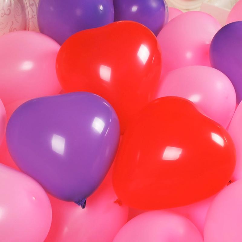📣3色10寸＆12寸加厚心型氣球、婚禮結婚求婚裝飾氣球、節慶生日氣球