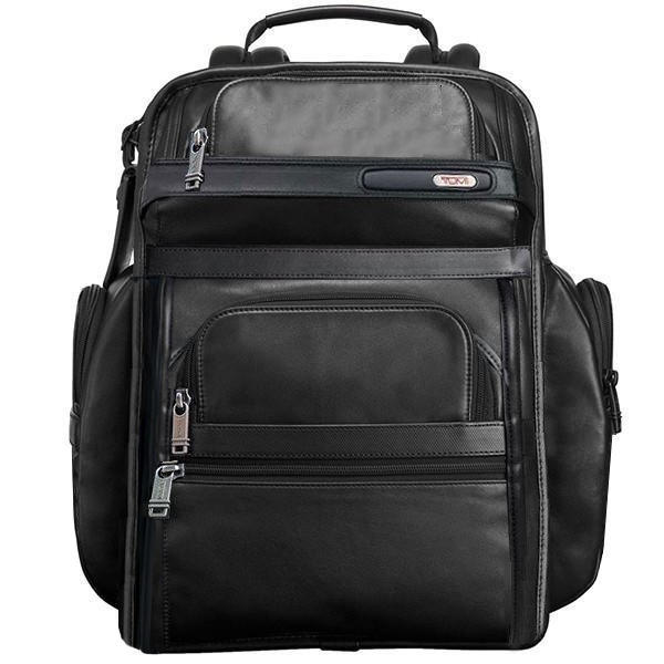 正品新款原廠 TUMI/途米 代購 JK024 男女款納帕牛皮真皮商務旅行雙肩包超大容量獨立筆記型電腦包時尚後背包
