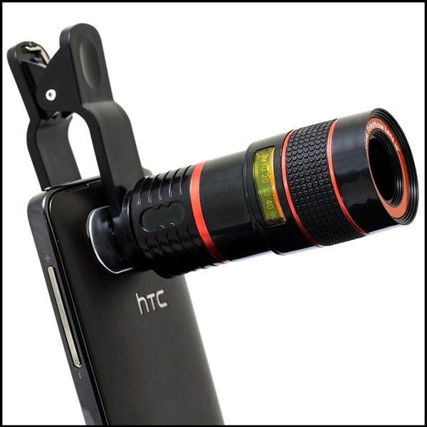iPhone 6s 手機 鏡頭 望遠鏡頭 8X 8倍 夾式 長焦外接鏡頭 魚眼 手機 平板 三星 HTC【RI335】