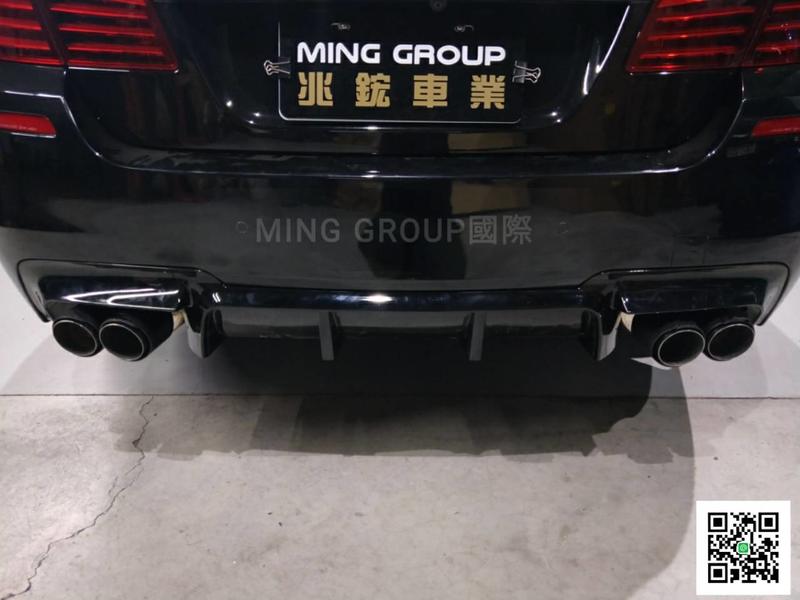 【MING GROUP國際】寶馬BMW F10 M-TECH P款後下飾板(雙邊雙出)