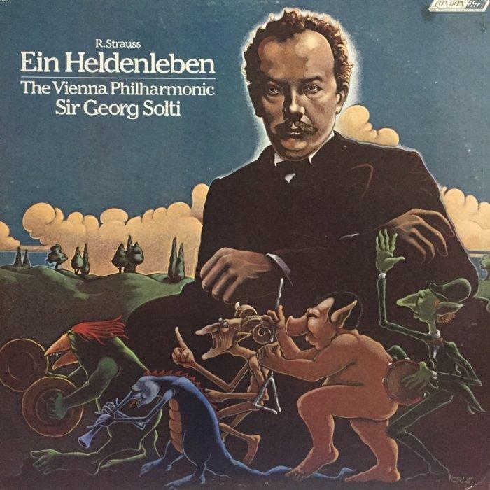 二手英版黑膠 蕭提 英雄的生涯 Solti - Ein Heldenleben 小提琴Kuchl