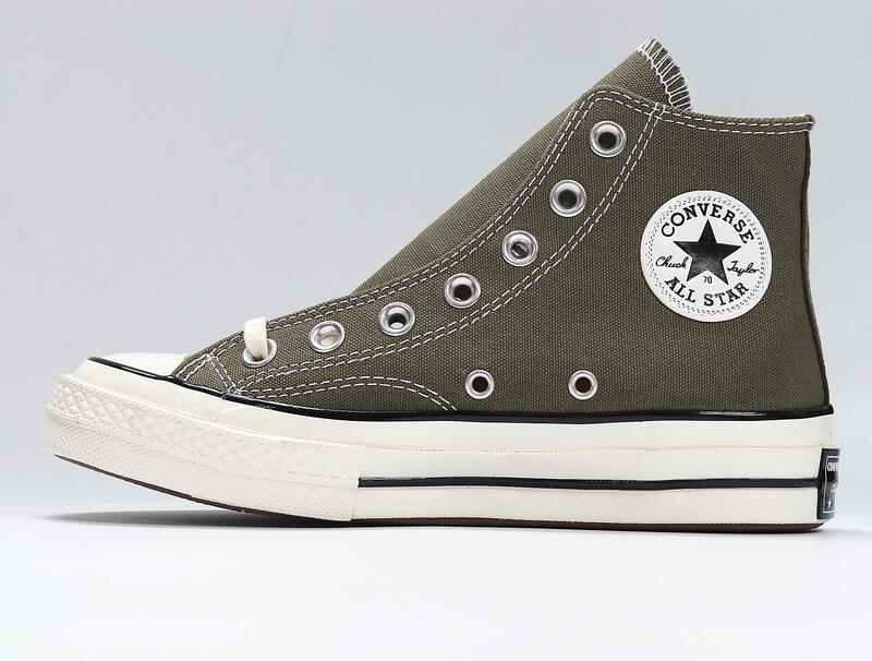 Converse 1970S Chuck Taylor All Star 三星標 高筒 帆布鞋 休閒鞋 男女鞋 橄欖綠