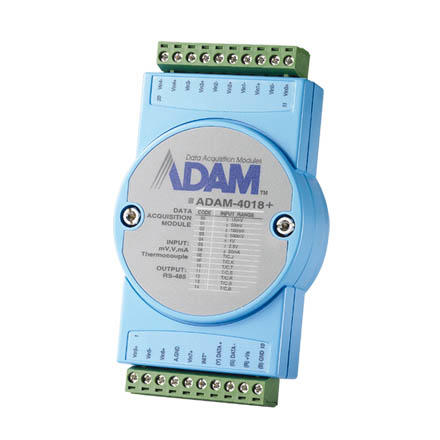 研華 ADAM-4018+-BE  帶有Modbus的8通道熱電偶輸入模塊