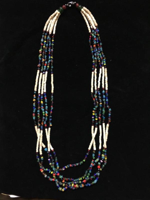 排灣族原住民老琉璃珠項鍊