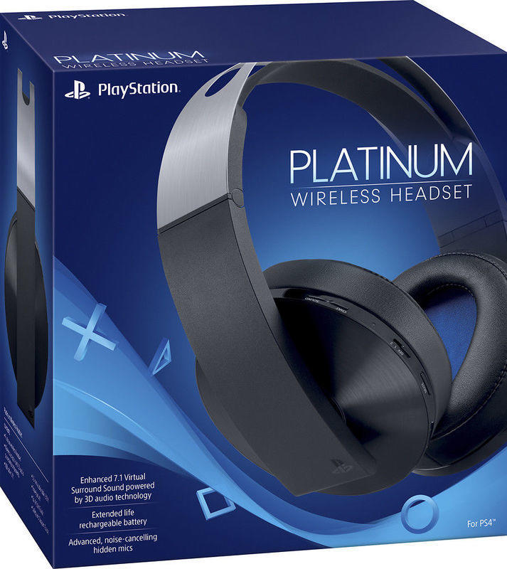 現貨 SONY 第四代 PS4 VR 鉑金耳機藍牙無線3D環繞7.1聲道頭戴式耳機