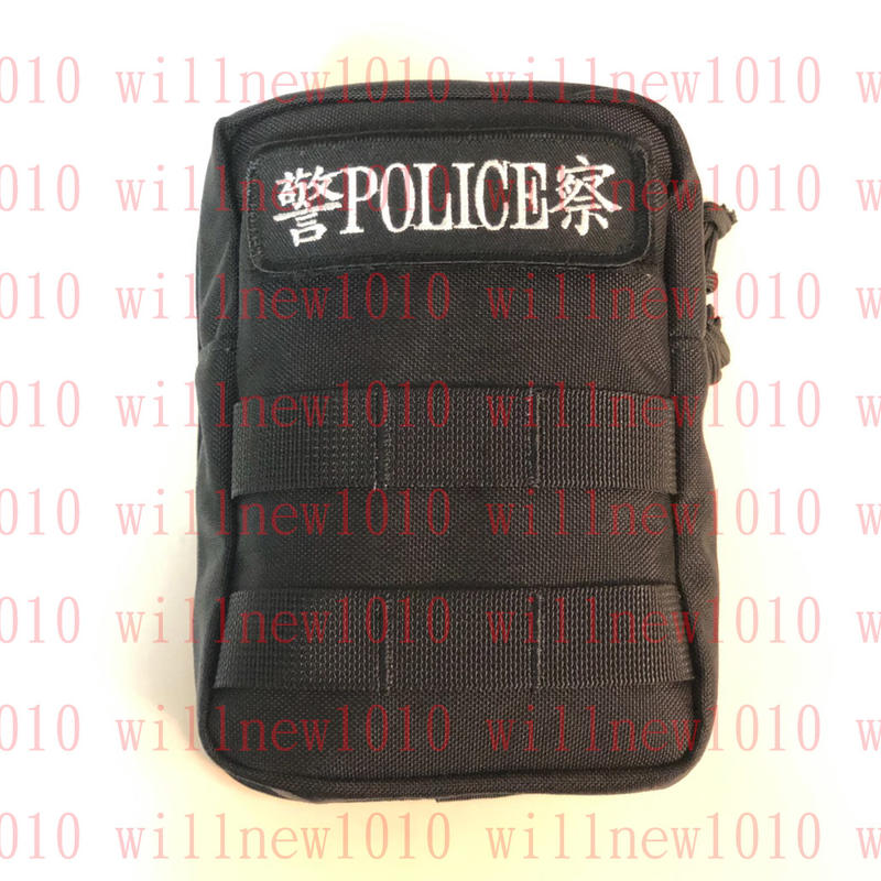 特警包復古版港式警察款 電繡 萬用包 大容量 戰術腰包 多功能 特戰腰包