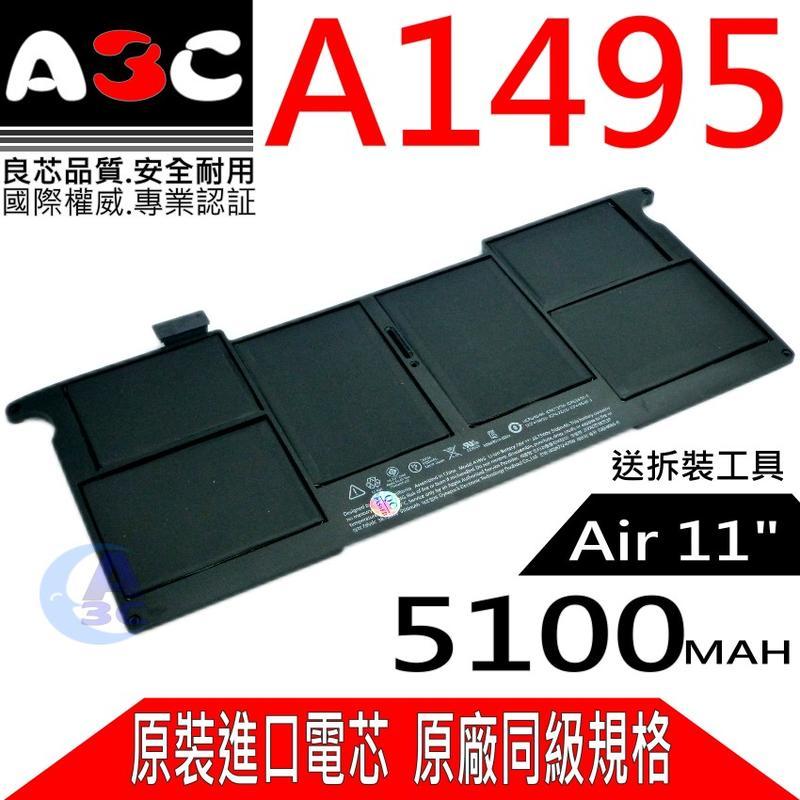 Macbook A1465 電池 適用 APPLE A1495,MD223LL/a,MD845LL/a