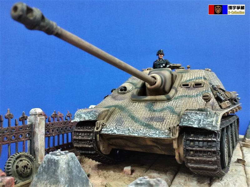 [環宇爭藏] 1/32 二戰德軍獵豹(Jagdpanther)驅逐戰車(早期型)諾曼第戰役場景 完成品 現貨