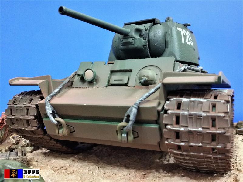 [環宇爭藏] 1/32 二戰蘇聯 KV-1 重型戰車場景 完成品 現貨