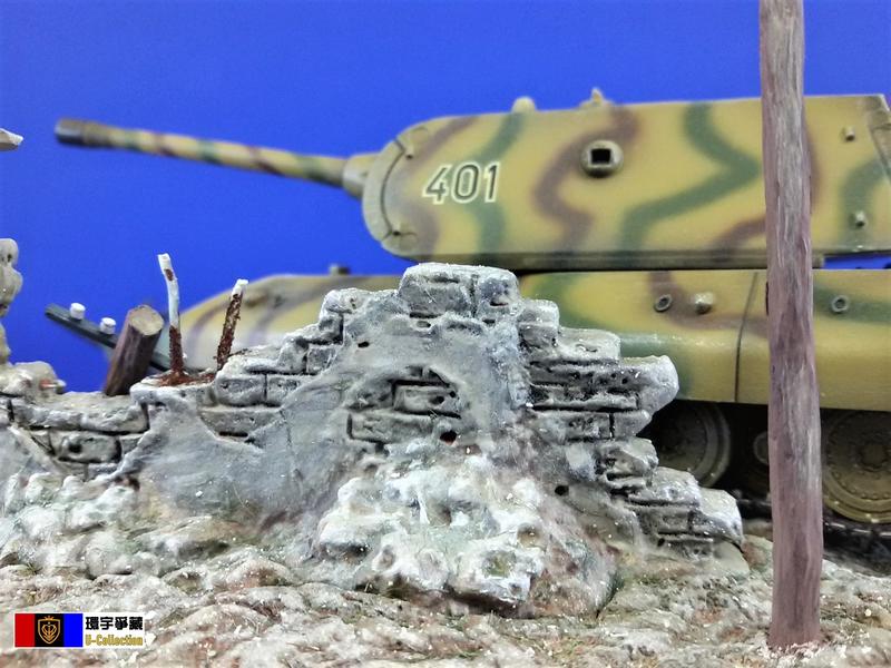 [環宇爭藏] 1/72 二戰德軍 E-100 超重型戰車場景 完成品 現貨