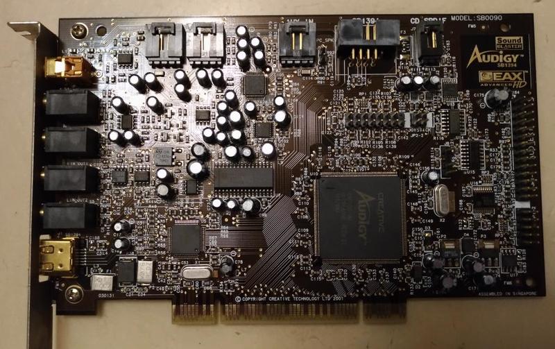SoundBlaster AUDIGY SB1394 EAX Advanced HD PCI