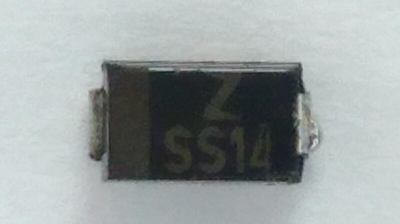 SS14 蕭特基二極体 SMA 40V 1A VF<0.5V