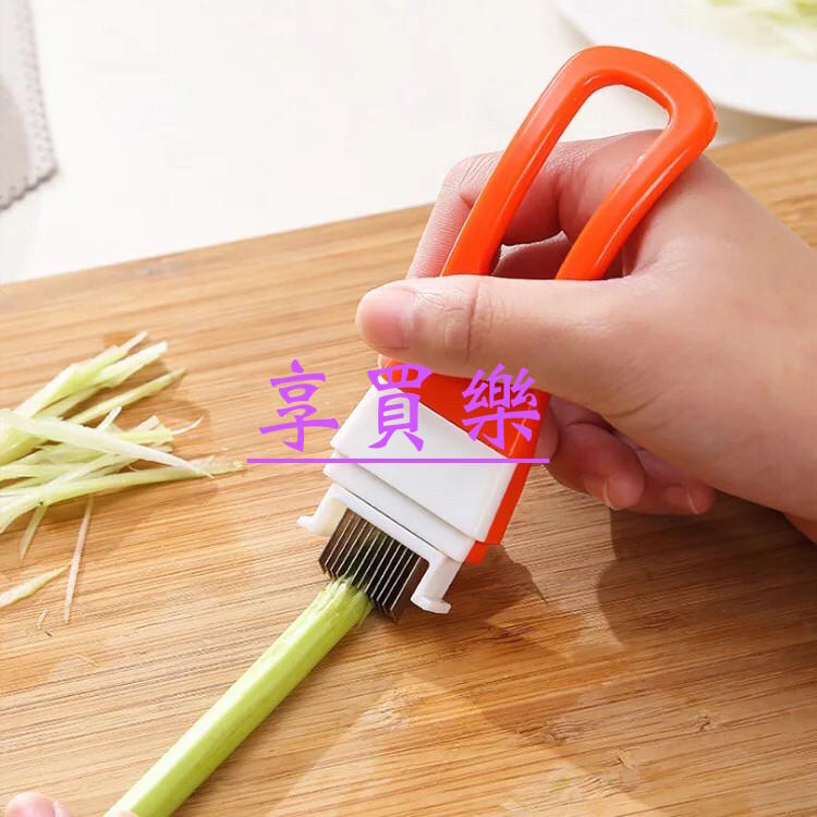 蔥絲刀 切蔥器 手柄型蔥絲刀 廚房工具 料理 蔥花器 切絲刀