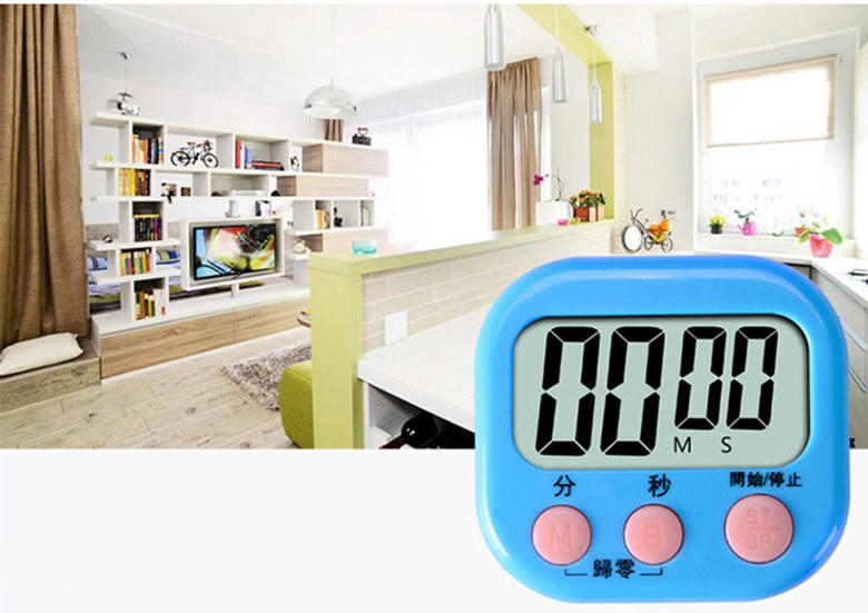 廚房 定時 計時器 糖果色電子計時器 簡約 提醒 學生 烘焙 時間管理 倒數計時 中文記時器 電子計時器 碼錶 鬧鐘