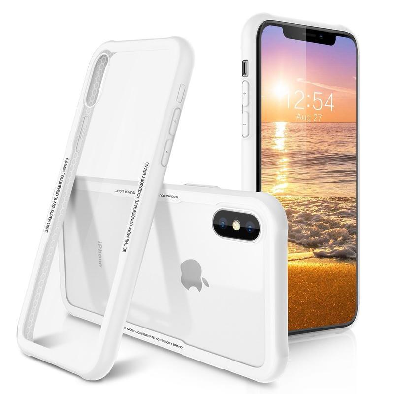 iPhone XR Xs i8 i7 鋼化玻璃殼 防摔TPU軟邊 保護殼 蘋果 鋼化玻璃 手機殼 玻璃殼 鋼化背殼 超薄