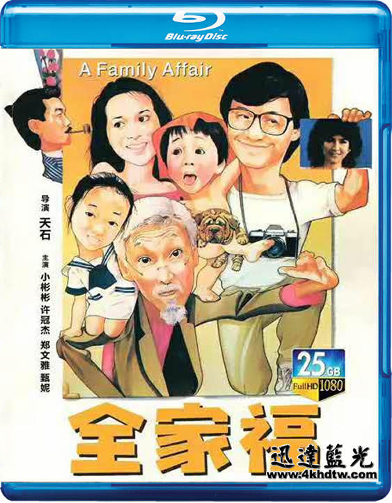 BD-14181全家福 A Family Affair (1984)許冠傑,鄭文雅,甄妮,石天
