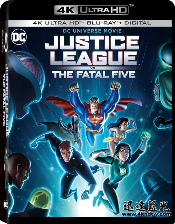 4K UHD藍光影片4K0523-正義聯盟大戰致命五人組  Justice League vs. The Fatal