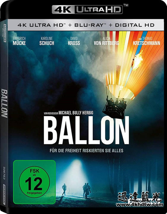 4K UHD藍光影片4K0525-奇跡熱氣球/氣球 Ballon (2018)