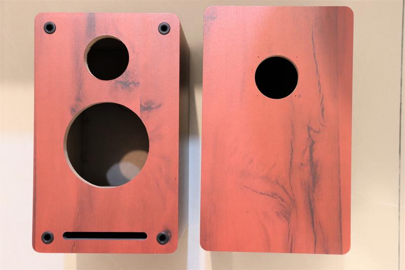 DIY音響木質箱體 二分音 迷宮音箱 發燒3吋木質喇叭音箱 空箱 重低音 全音域 二分音喇叭箱體 /1對 (2個)