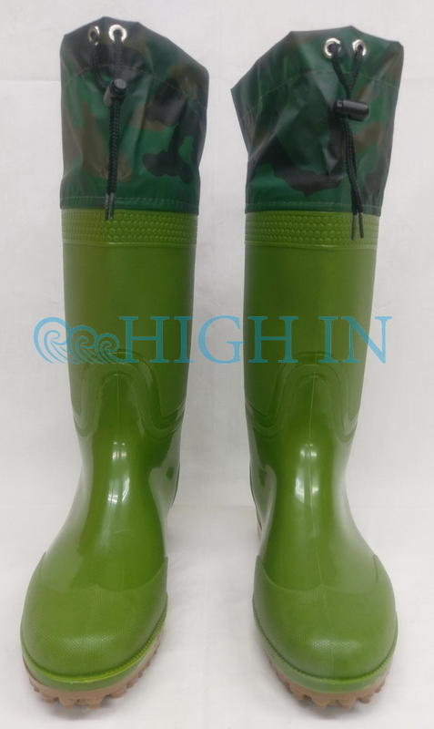 HighIn T01雨鞋型磯釣釘鞋 台灣製造 長筒磯釘鞋 防滑釘鞋 釣魚釘鞋 另售：雨鞋 雨衣 涉水褲 呼吸管 蛙鏡